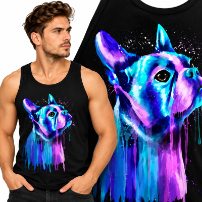 TANK TOP ZWIERZĘTA BOSTON TERRIER